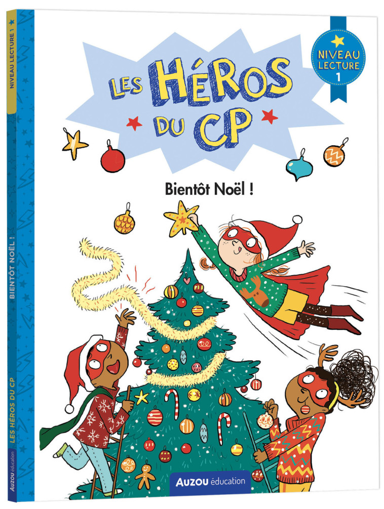 LES HÉROS DU CP - NIVEAU 1 - BIENTÔT NOËL ! - Marie-Désirée Martins - AUZOU