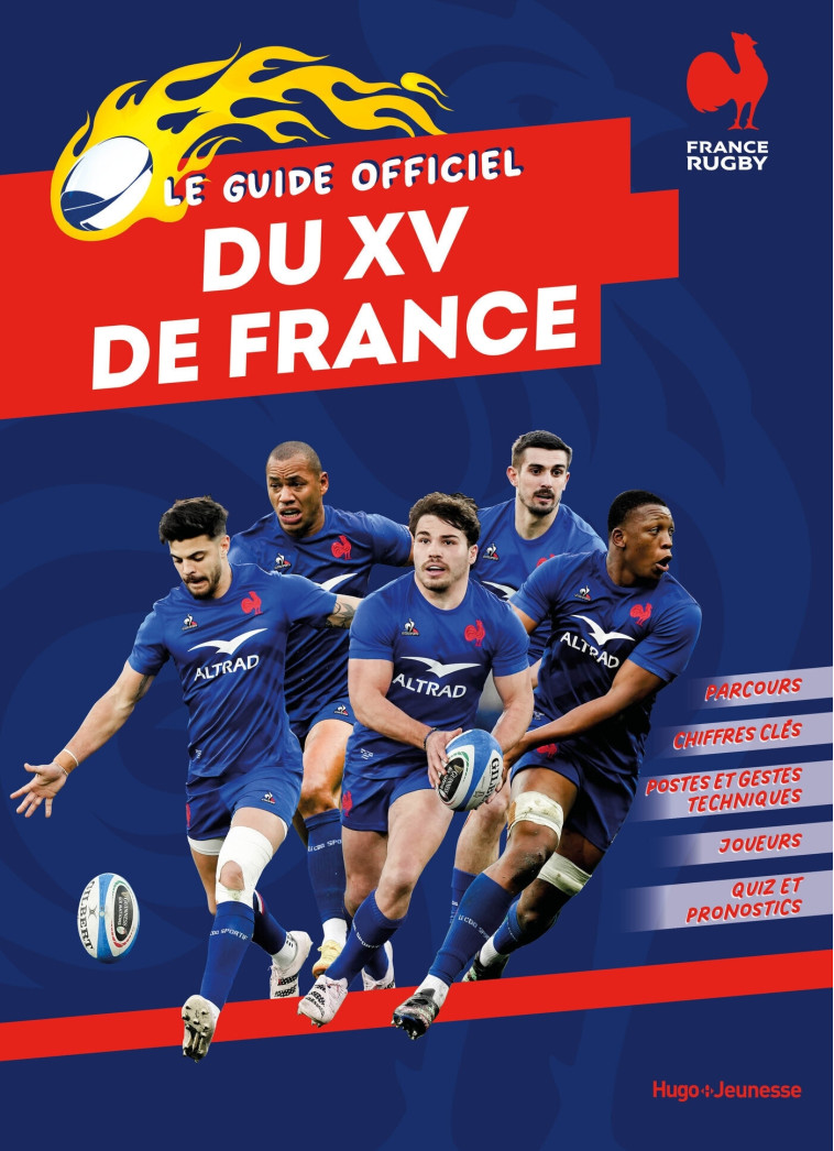 Guide officiel du XV de France - enfants -  FFR - HUGO JEUNESSE