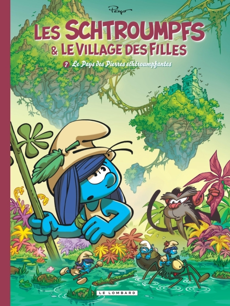 Les Schtroumpfs et le village des filles - Tome 7 - Le Pays des Pierres schtroumpfantes -  Parthoens - LOMBARD