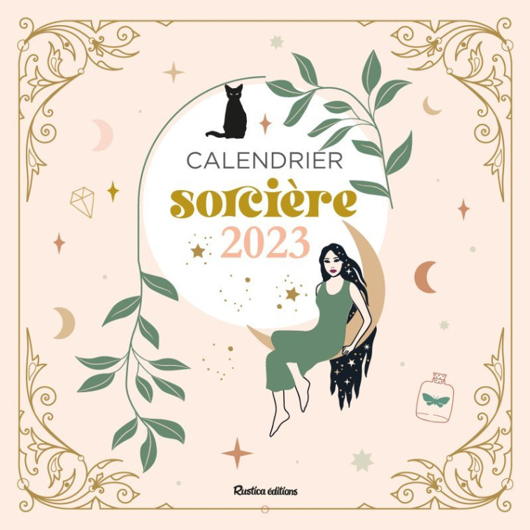 Calendrier sorcière 2023 - Denise Crolle-Terzaghi - RUSTICA