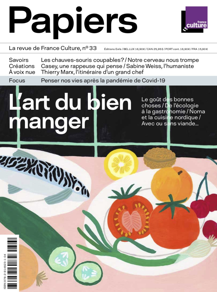 Papiers, la revue de France Culture, n°33 -  Collectif - EXILS