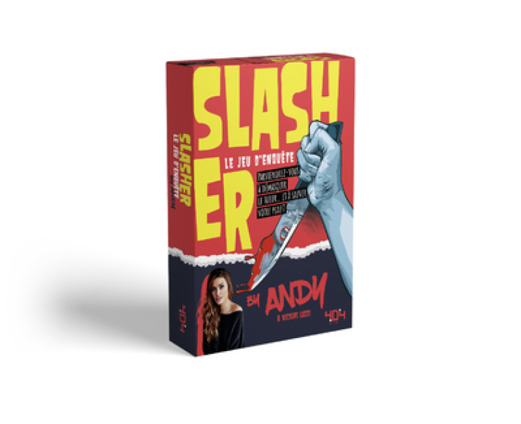 Slasher : le jeu d'enquête -  Andy - 404 EDITIONS