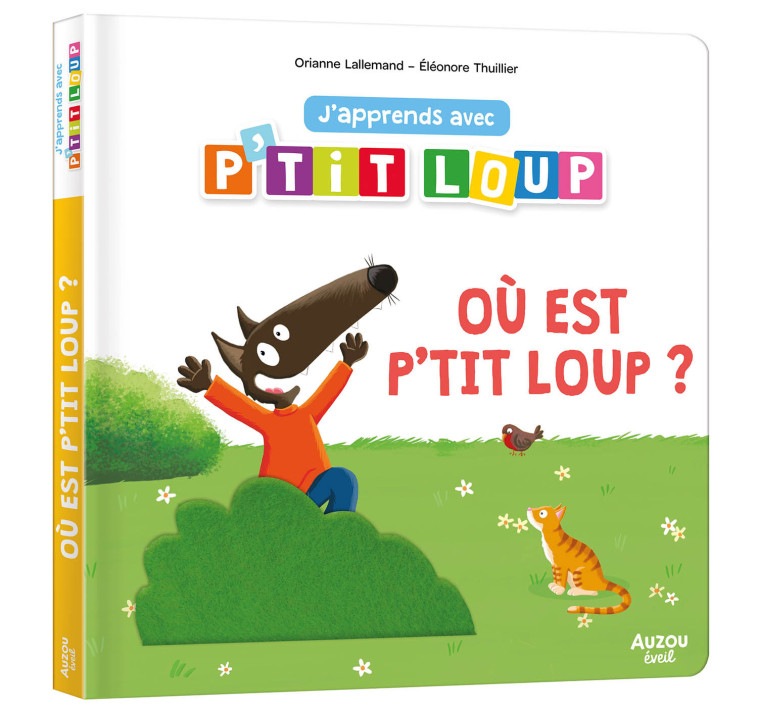 J'APPRENDS AVEC P'TIT LOUP - OÙ EST P'TIT LOUP ? - Orianne Lallemand - AUZOU