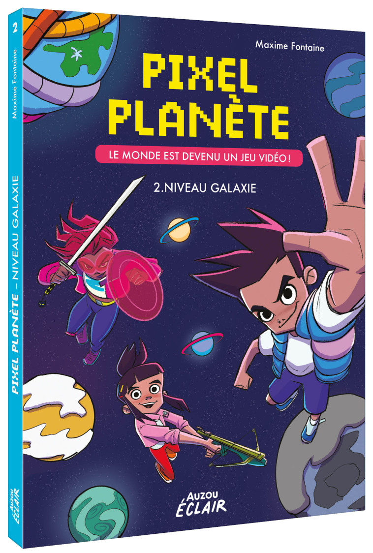 PIXEL PLANET - NIVEAU GALAXIE - Maxime Fontaine - AUZOU