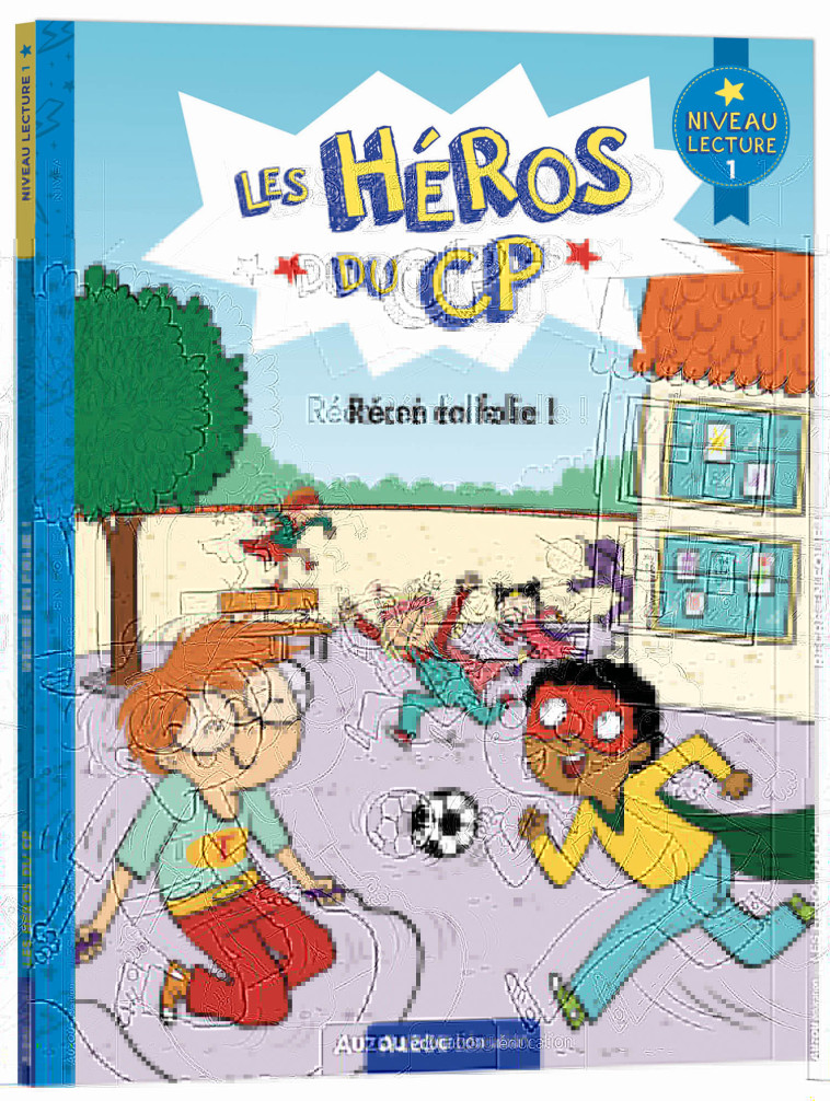 LES HÉROS DU CP - NIVEAU 1 - RÉCRÉ EN FOLIE ! - Marie-Désirée Martins - AUZOU