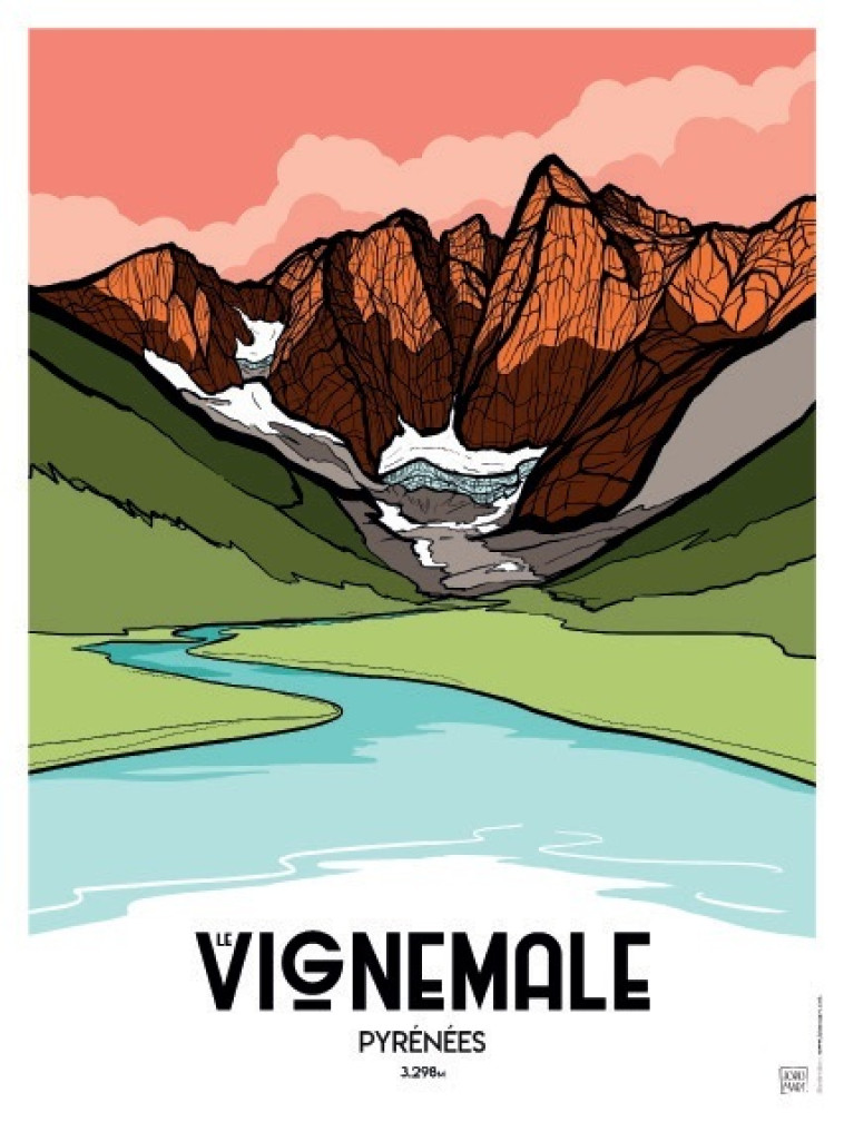 Affiche : le Vignemale -  Jobomart - CAIRN