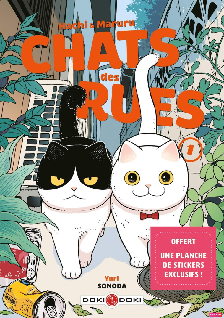 Hachi & Maruru - Chats des rues - vol. 01 - nouvelle édition limitée - Yuri SONODA - BAMBOO