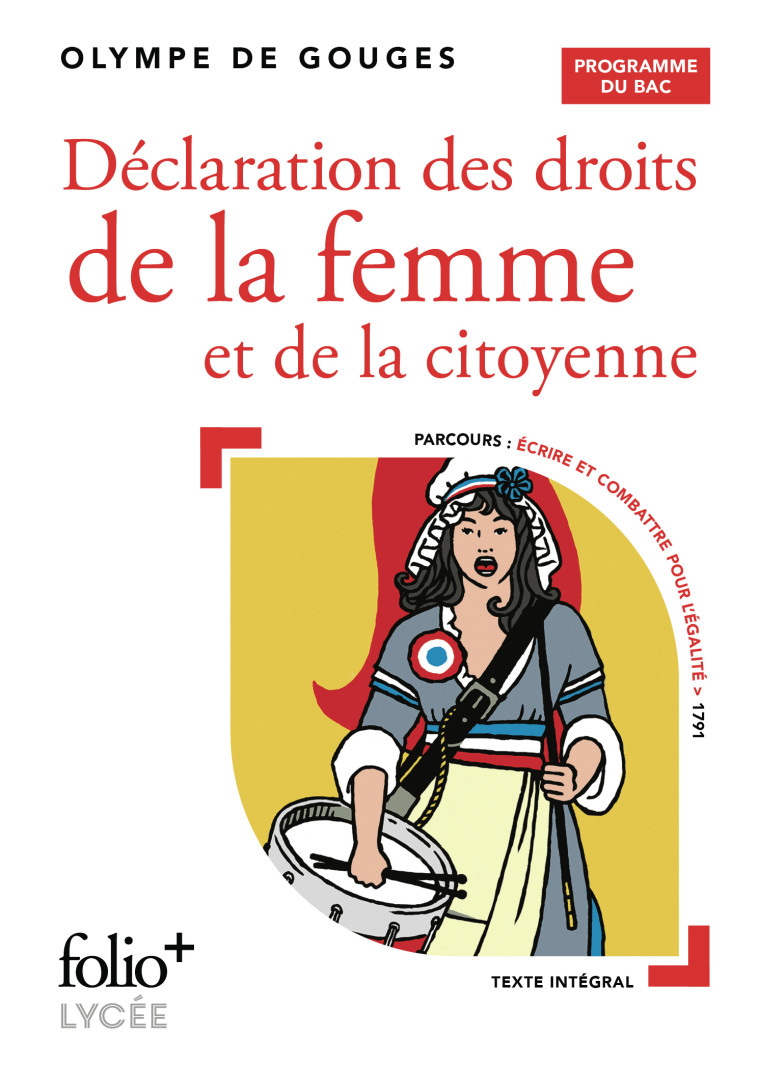 Déclaration des droits de la femme et de la citoyenne - BAC 2025 - Olympe de Gouges - FOLIO