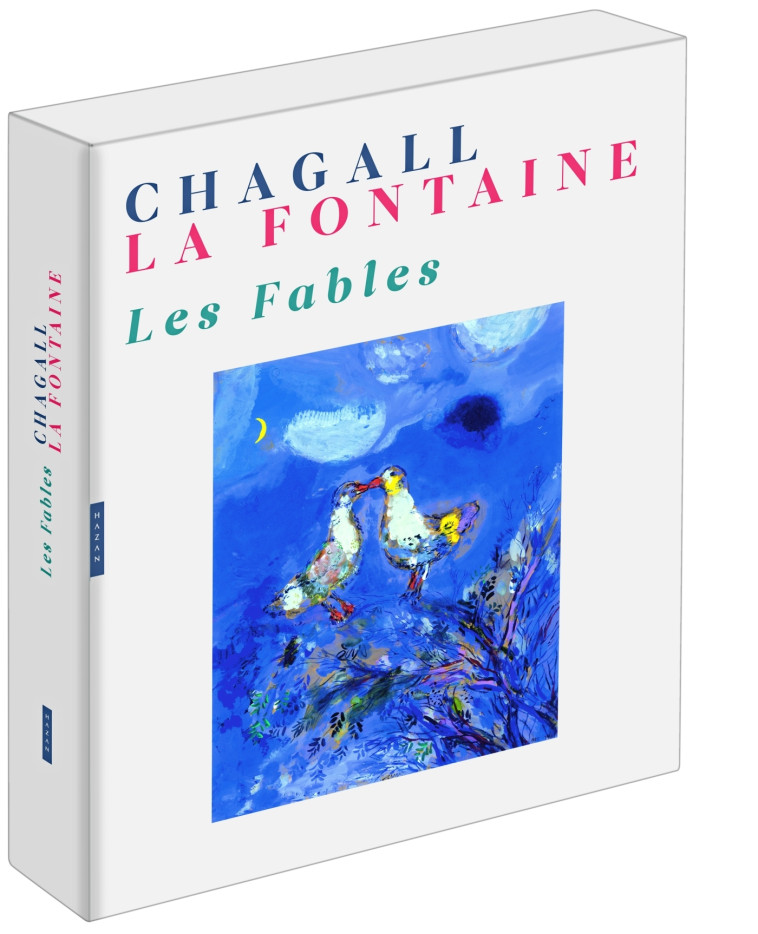 Les Fables de La Fontaine illustrées par Chagall (Coffret) - Ambre Gauthier - HAZAN