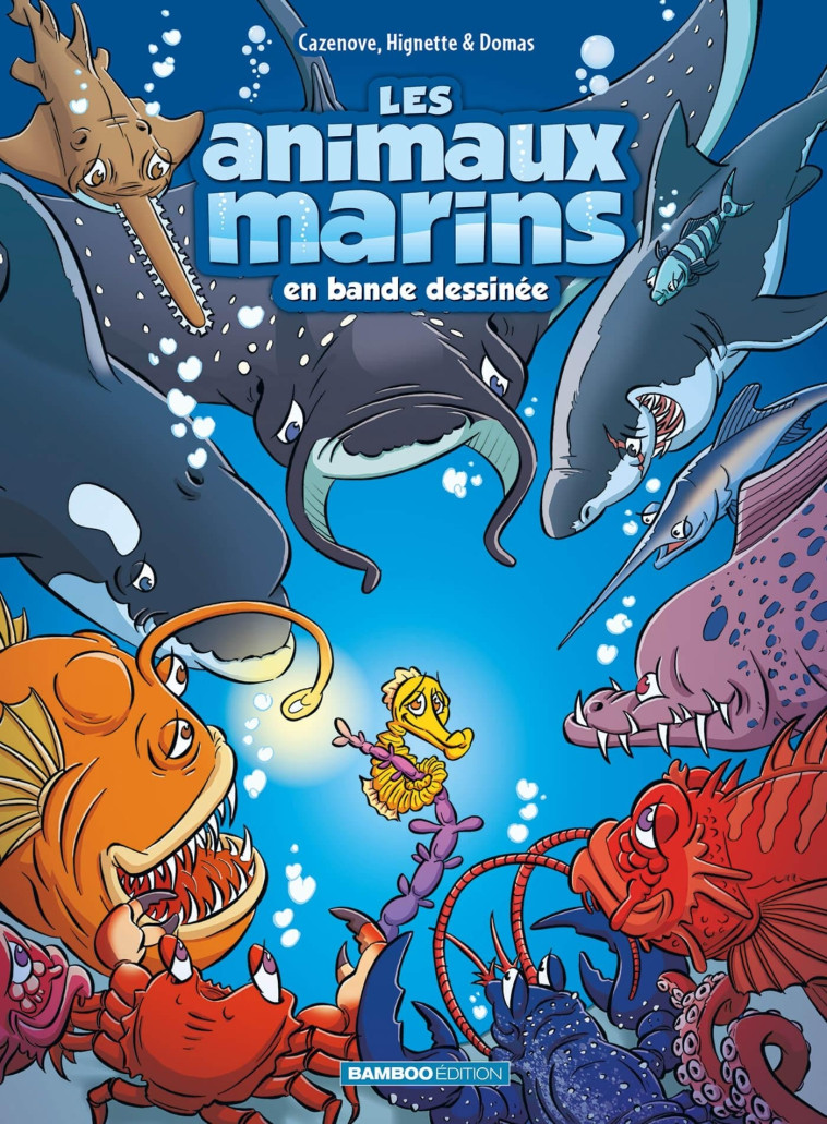 Les Animaux marins en BD - tome 07 - Christophe Cazenove - BAMBOO