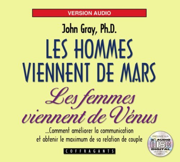 LES HOMMES VIENNENT DE MARS ET LES FEMMES VIENNENT DE VENUS -  GRAY - ALEX STANKE