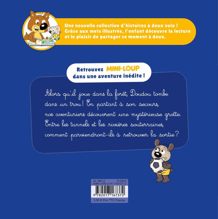 Je lis avec toi ! - Mini-Loup La grotte mystérieuse - Philippe Matter - HACHETTE ENFANT