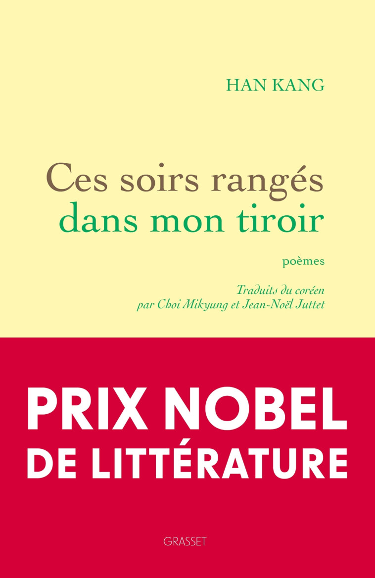 Ces soirs rangés dans mon tiroir - Kang Han - GRASSET